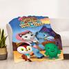 1pc, Sheriff Callie's Wild West Blanket Cartoon Throw for Outdoor Blankets, Gift Idea, All Seasons Use, Camping, Car Blankets