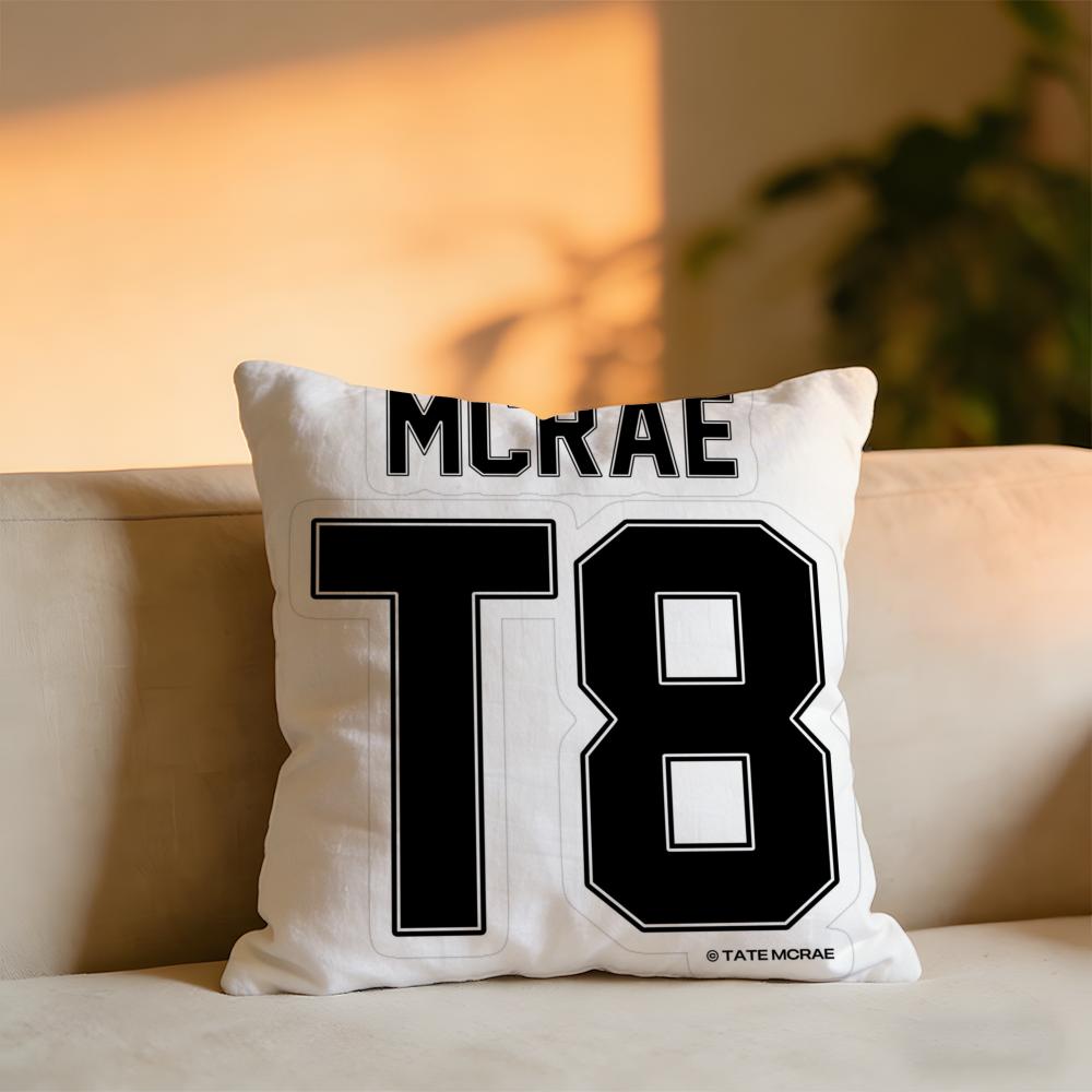 

Tate McRae Cushion Cover Cozy Velvet Throw PillowSoft Warm Cushion For Sofa Bed 30x30 cm