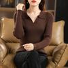 Women Sweater MODERN NEW SAGA Spring Slim Wool Sweaters Knitted Pullover Soft Warm Autumn Female Jumper Knit Top