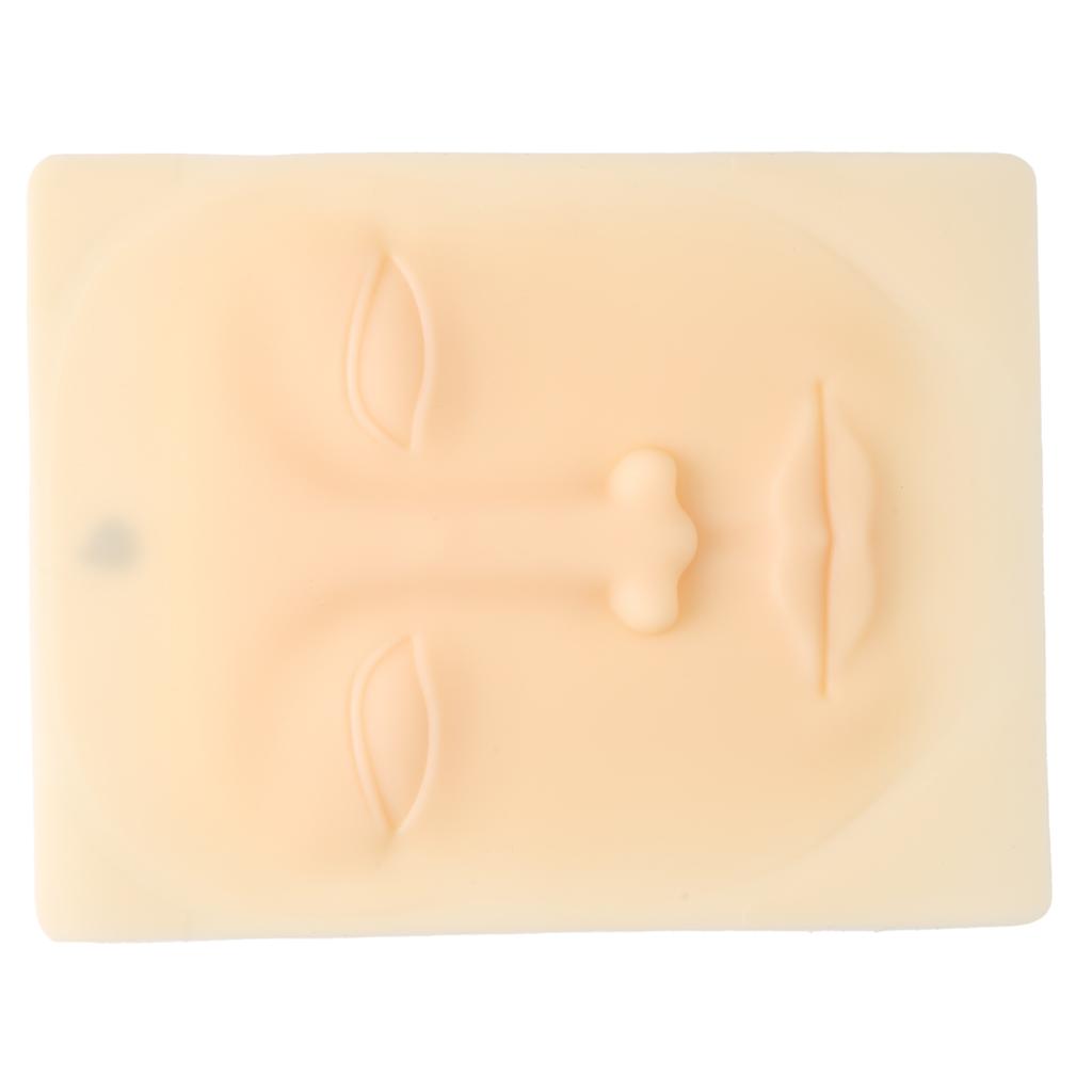 Microblading Practice Skin 4D Silicone Permanent Makeup Training Skin for Eyebrow Lip Eyeliner