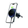 Uchwyt Samochodowy Z Ładowarką Indukcyjną MagSafe 15W Na Kratkę Nawiewu - Czarny
