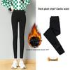 Dicke Baumwoll-Leggings mit Fleece-Futter für Damen – Perfekt für Herbst/Winter, Große Größen erhältlich, Schlankmachender Schnitt, Bequem und Warm