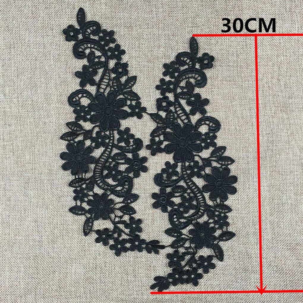 Lace Applique Trim Dress Flower Fabric Wedding Accessory