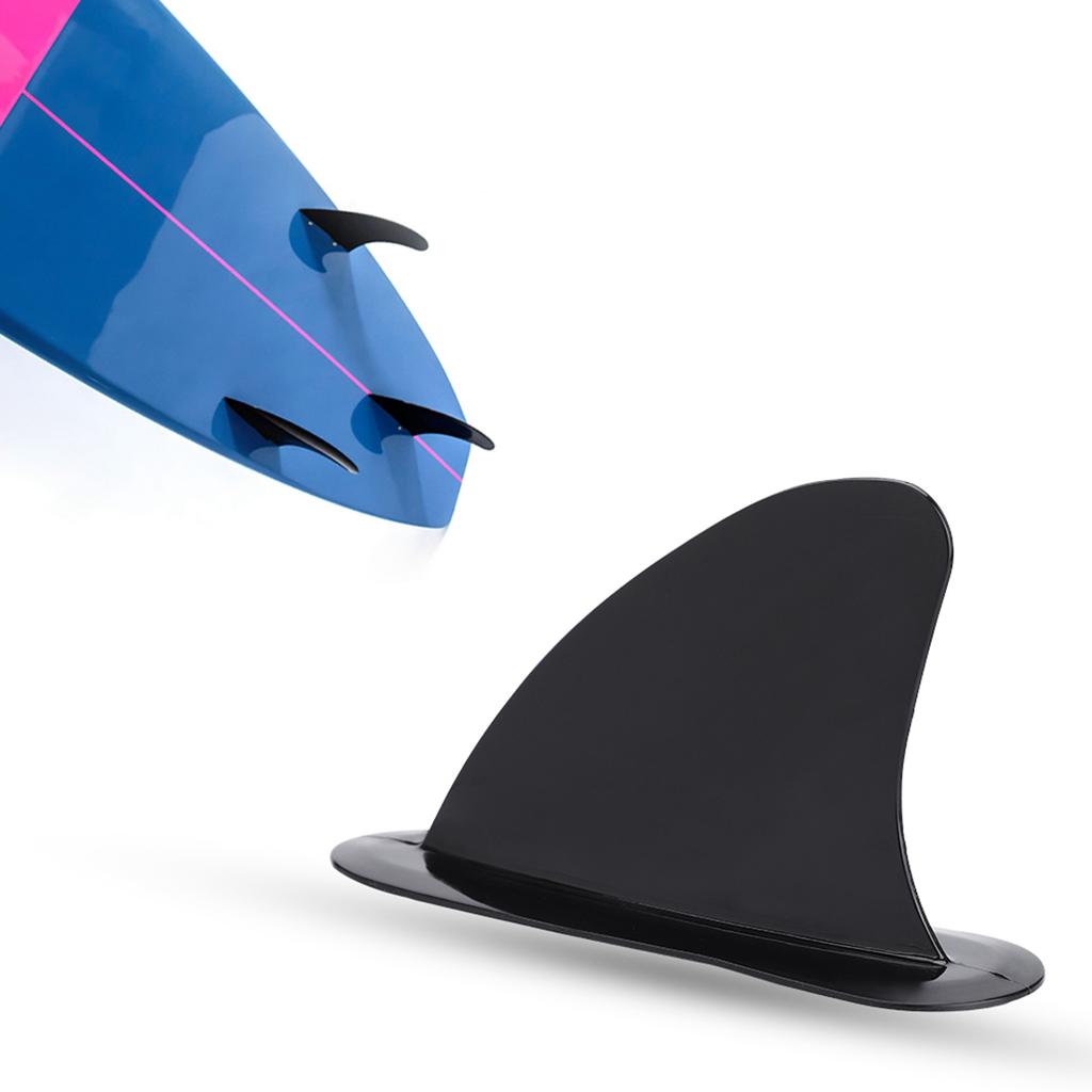 Sturdy Black PVC Skeg Tracking Fin Surfboard Fins for Kayaks Canoes Rowing Boats