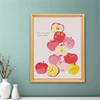 Diamond Painting DIY Kit Delicious Fresh Red Apple Fruit Design 5D Full Drill Rhinestone Art Canvas Relaxing Craft Wall Decor
