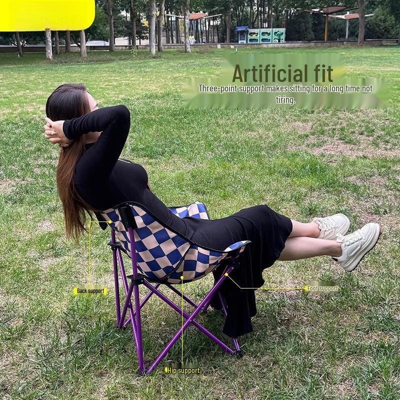 ZISIZ Outdoor Portable Folding Camping Chair