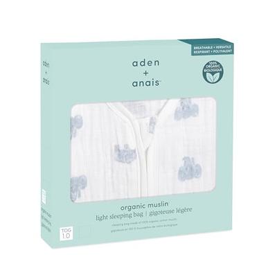 Aden + Anais (Aden + Anais) Authentic Japanese Sleeper Bag with Animal Kingdom Design, Organic Cotton, for 6-18 Months, Prevents Colds, Baby Gift, AKA