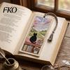 Delicate Stitching Bookmark DIY Stitch Kit for Adults Beginners, Seasonal Cat Retro Handmade Embroidery Kit, Gifts Lovers, Readers Craftsmanship