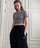 INJIACTIVE Nylon Two-Way Pants Black