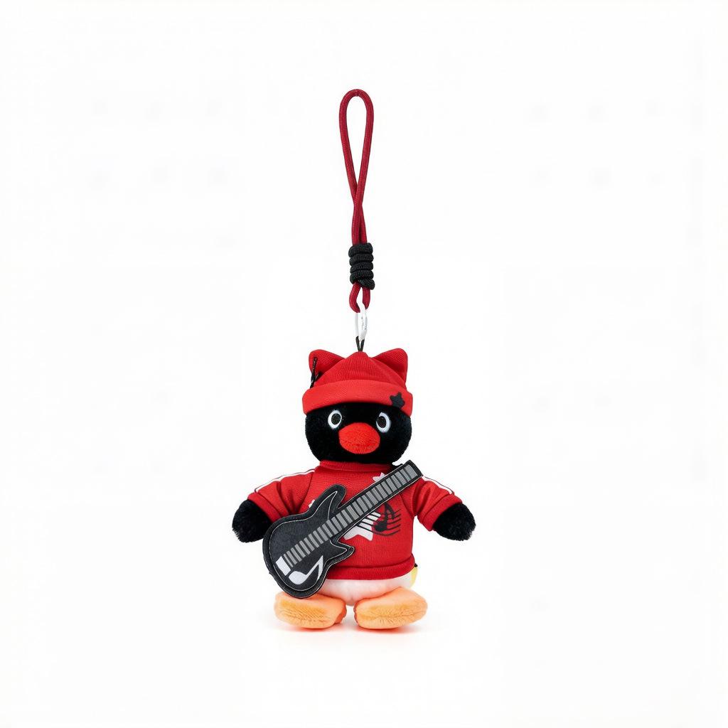 Portachiavi Peluche Pinguino Originale Bambola Ornamento per Zaini