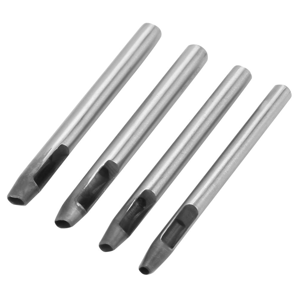 4mm Lederhandwerk Lochzange Set Ovales Loch Ösen Stanzwerkzeug Handstanze