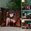 HHigh School DxD Pillow Case Plush Fabric Soft Double Sided Print Sofa Cushion Cover Throw Pillow Covers