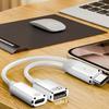 Rozdzielacz USB C Typu C Podwójna Wtyczka 100W Adapter Szybkiego Ładowania Kabel Rozdzielający Typ C Męski do Podwójnego Żeńskiego Kabla dla Telefonu
