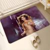 B-Beyonce Singer Bathroom Mat Anti-slip Absorb Water Long Strip Cushion Bedroon Mat Welcome Doormat