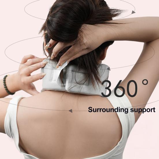 Yousheng  Neck Brace Memory Foam Travel Pillow Portable Posture Corrector Anti-Snoring Support Breathable Cervical Collar for Pain Relief