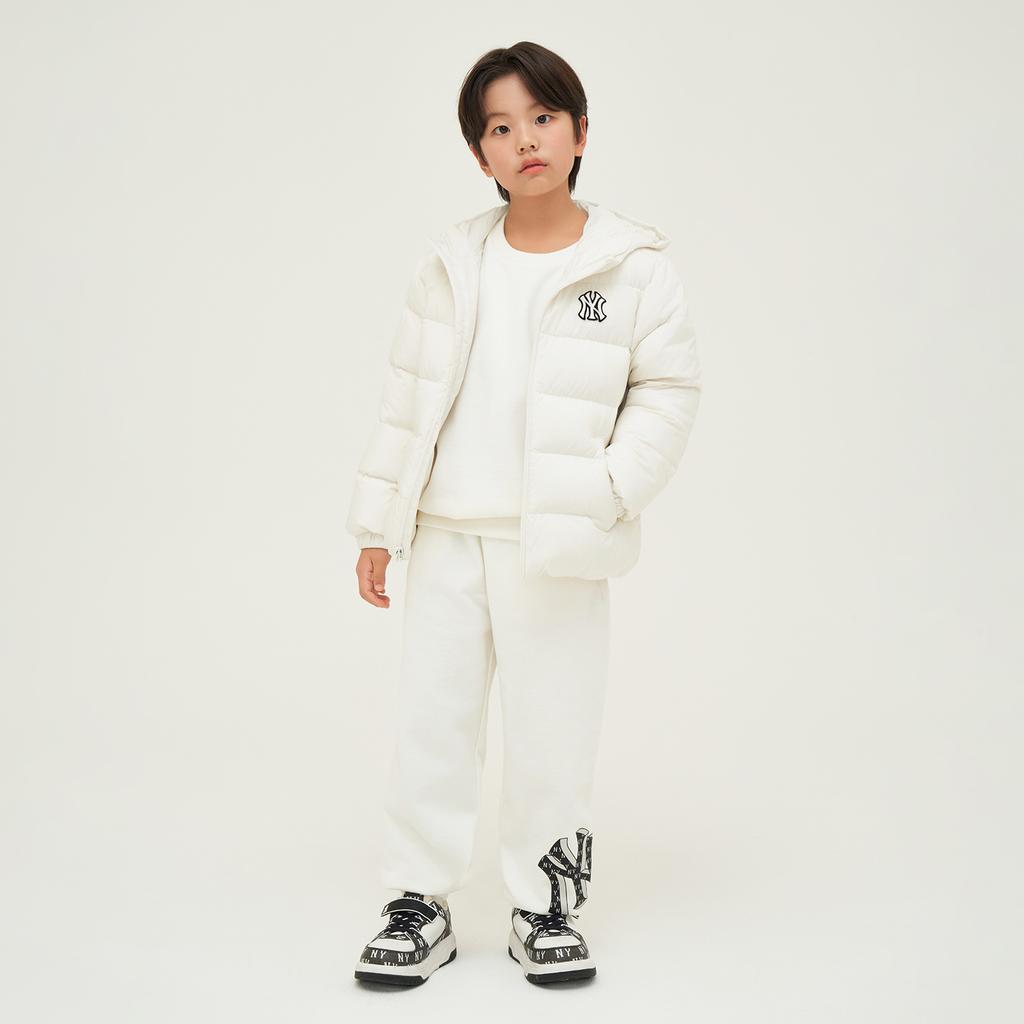 New MLB New York Yankees Down Jacket Unisex Cream 7ADJM0146-50CRS