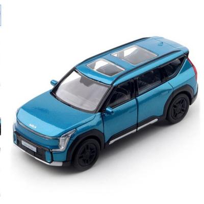 Welly 1:38 Kia EV9 Fullback, Niebiesko-Biały Metalowy, MiniSamochodzik