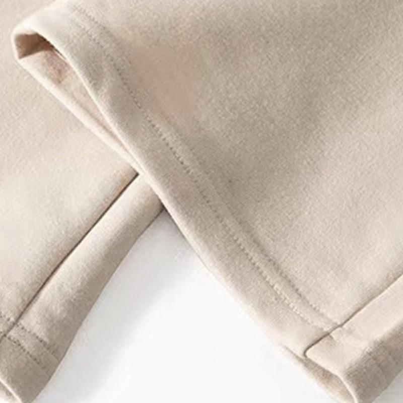 Pantaloni de trening sport casual largi pentru bărbați, cu etichetă de spălare în engleză - Stil european și american