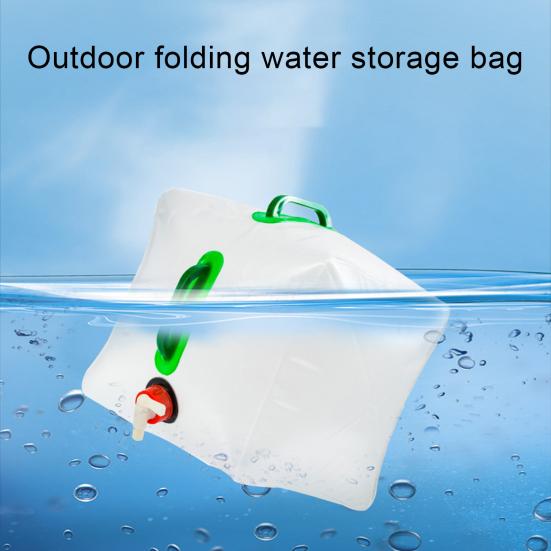 2Pcs Water Carrier Bags with Handle Large Capacity Food Grade BPA Free Water Storage Container Jugs Camping Supplies