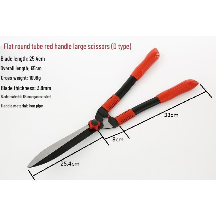 Telescopic Hedge & Lawn Shears - Garden Pruning and Weeding Tools with Big Scissors for Landscaping and Branch Trimming.