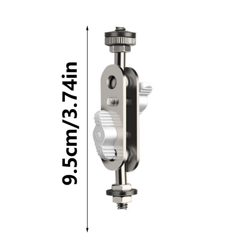 1/4inch Screw Ball Magics Arm Camera Stand Allowing 360 Degree Rotation and Tilts for Flexible Camera Positioning