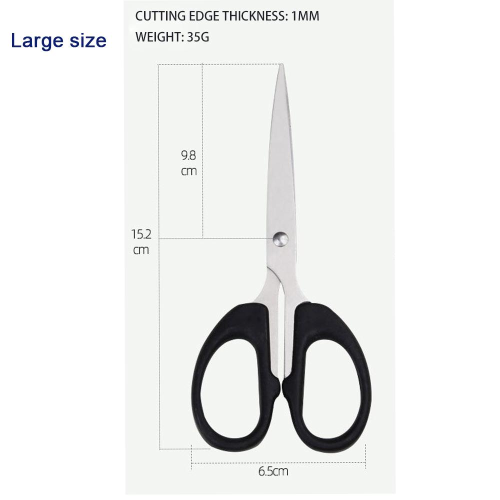 Stainless Steel Student Scissors Office Stationery Scissors Scratch-proof Children Make Small Scissors