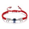 Fashion Flower Braided Woven Elephant For Women Demon Eye Bracelet Lucky Bracelet Hand Rope