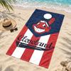 Cleveland Guardians Microfiber Beach Towel Quick Dry Sand Free Lightweight Beach Towels for Travel Swimming Camping