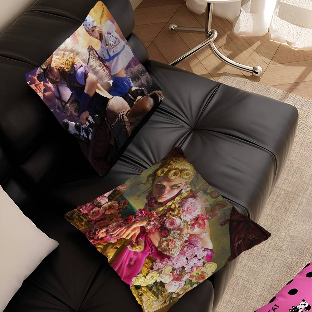 Anime JoJo Bizarre Adventure Retro Anime Cushion Cover Car Throw Pillow Case For Sofa Car Christmas Gift 40x40cm 45x45cm