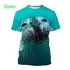T-shirts Animals Funny Seal Fashion Summer Crew Neck 3D Print TShirts Boy Girl Kawaii Oversized  Casual Streetwear Tee Clothes