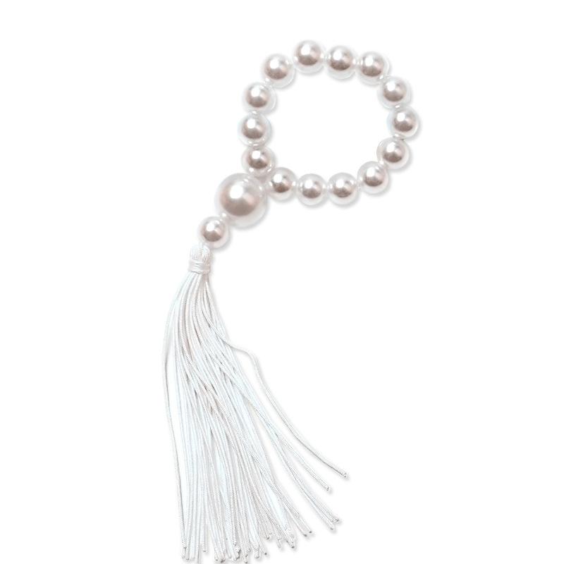 Elegant Pearl Napkin Ring White Simple Napkin Buckle Artificial Pearl Napkin Ring
