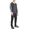 adidas Originals Adicolor Piqué Football Long Sleeve Top With Vintage Stripe Design Men Tops Black IZ4808