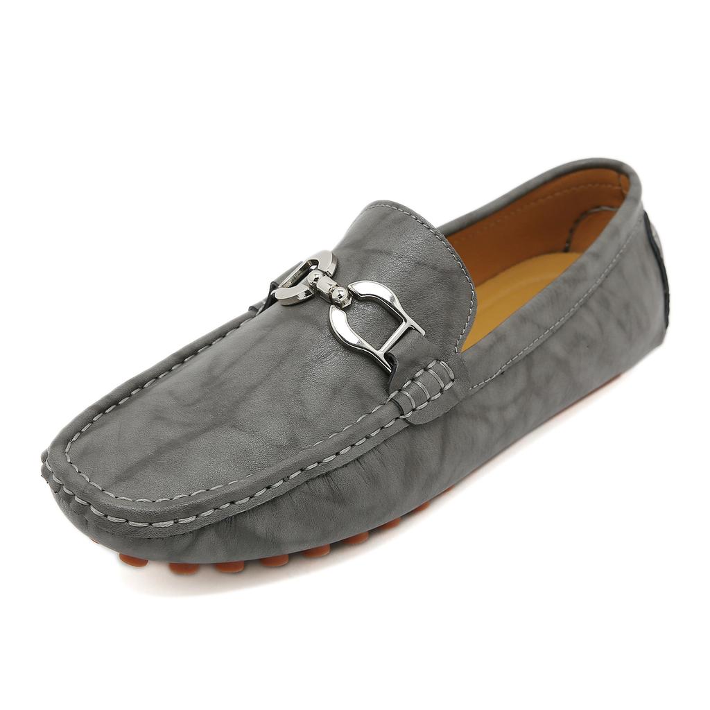 Fashion Spring Male Flats Genuine Leather Loafers Men's Slip-On Dress Shoes Fashion Casual Walking Shoes Business Men's Designer Shoes