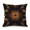 Home Decor Nordic Christmas Brown Geometric Ornament Pillowcase Sofa Chair Printed Car Cushion Cover funda de almohada