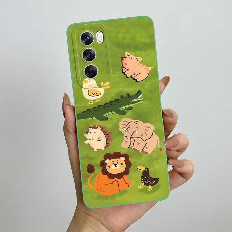 For OPPO Reno 12 CPH2625 Reno12 Pro Phone Case 12pro 5G CPH2629 Love Heart Silicone Soft Shockproof Back Cover Protective Shell