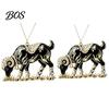 Goat Hanging Ornament 2Pcs 2D Ornaments, Acrylic Winged Pendants, Year of Office Christmas Ornaments The Auspicious Decorations for Tree, Mantel, Home