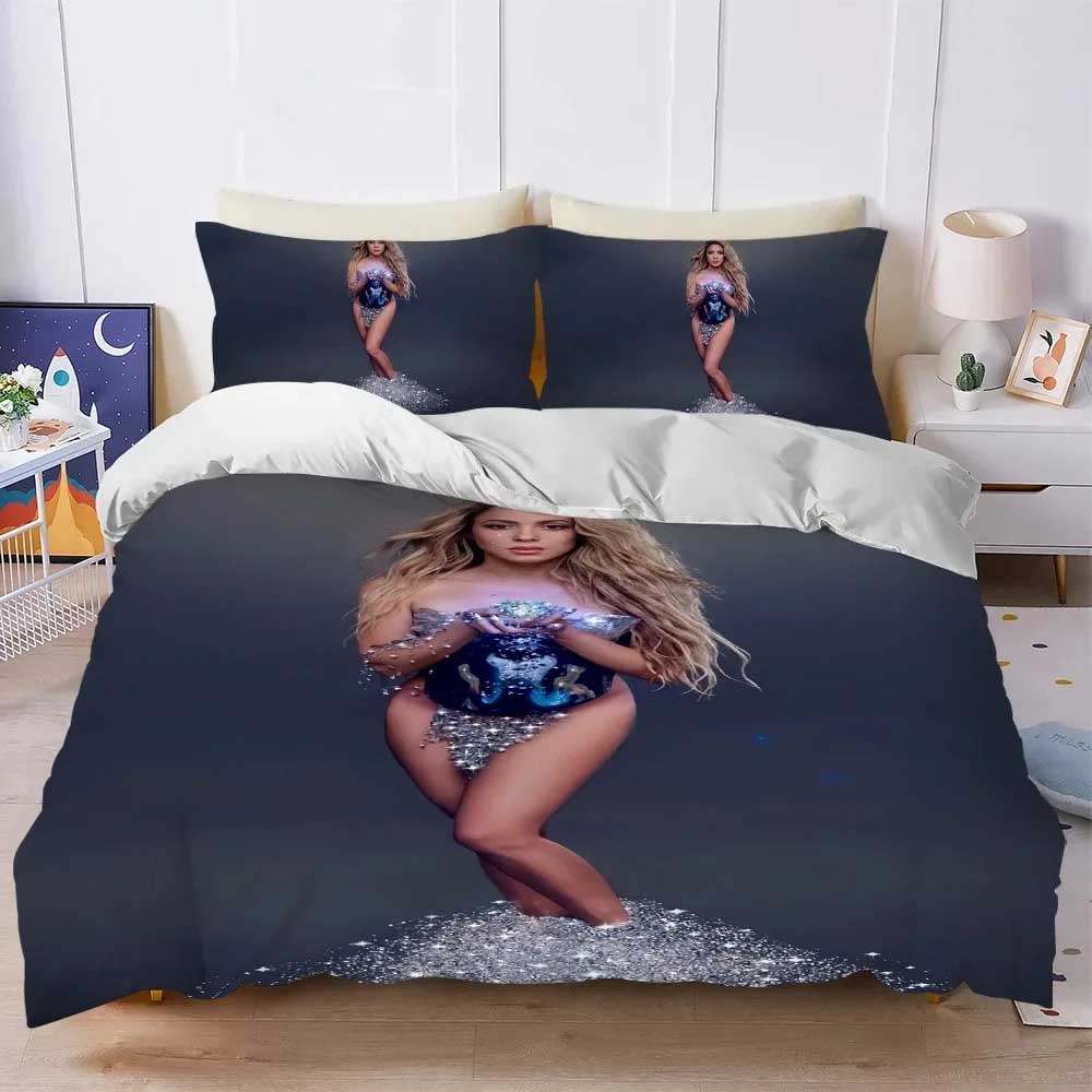 3D Print Singer Shakira Bedding Set Twin Queen Size Duvet Cover Pillowcase Kids Adult Fashion Textileextile Luxury Gift