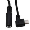 Micro USB to 3.5mm Jack Audio Adapter Cable Right Angled Micro USB Male Cord