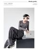 Women’s High Waist Wide Leg Windproof Cargo Pants - Black, Spring/Summer 2025 Collection