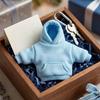 Mini Hættetrøje Stressbold Nøglering Blød Elastisk Afspændings Klemlegetøj Letvægts Hættetrøje Nøglering