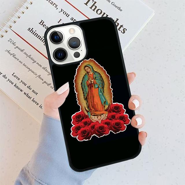 Virgen De Guadalupe Virgin Mary Phone Case For iPhone 17 Air 16 pro max 15 14 plus 12 13 Soft Shell Cover coque