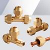 SAE-Standard Bördelverschraubung Anschluss Außengewinde SAE Bördel-T-Stück Außengewinde SAE Bördel-Überwurfmutter HVAC-System