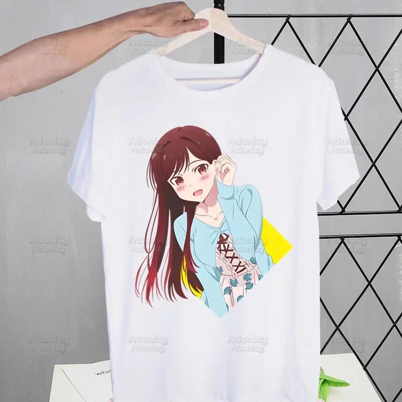 Rent A Girlfriend Chizuru Mizuhara T-shirts Funny Hip Hop Summer Women Men Tshirts Streetwear Ulzzang Harajuku T-Shirt Shirt