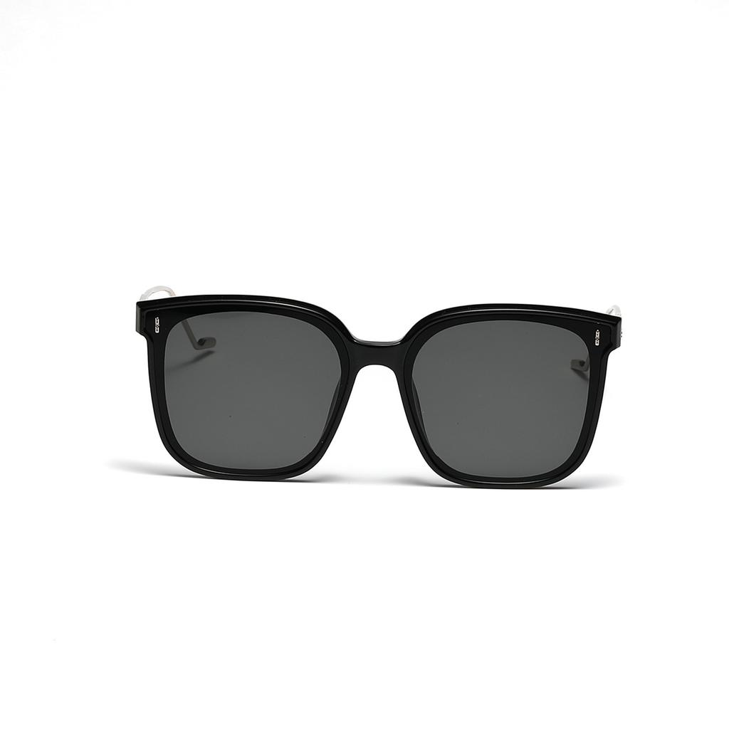 Square Glasses Frame Semi-Metal Frame Sunglasses Women'S Summer Large Frame Sunglasses Men'S Retro