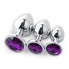 3 STK/sett Metal Anal Leker For Kvinner Voksen Sex Produkter Menn Butt Plug Rust Stål Anal Plug Sex-leke Anal Dildo Toys