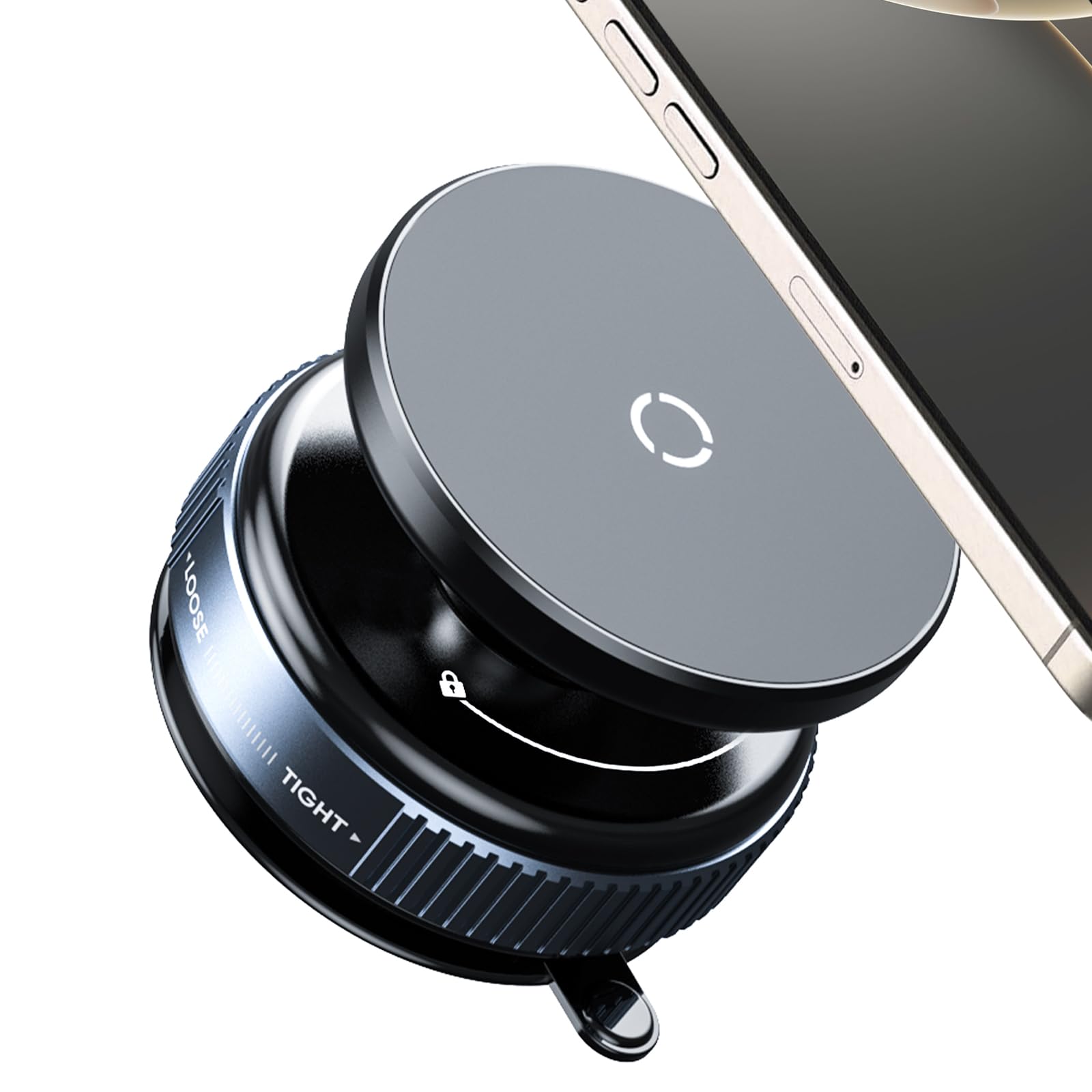 

Magnet Universal Car Phone Bracket 360°Rotatable Strong Magnetism Smartphone GPS Holder IPhone No Need To Paste Samsung Xiaomi чорний