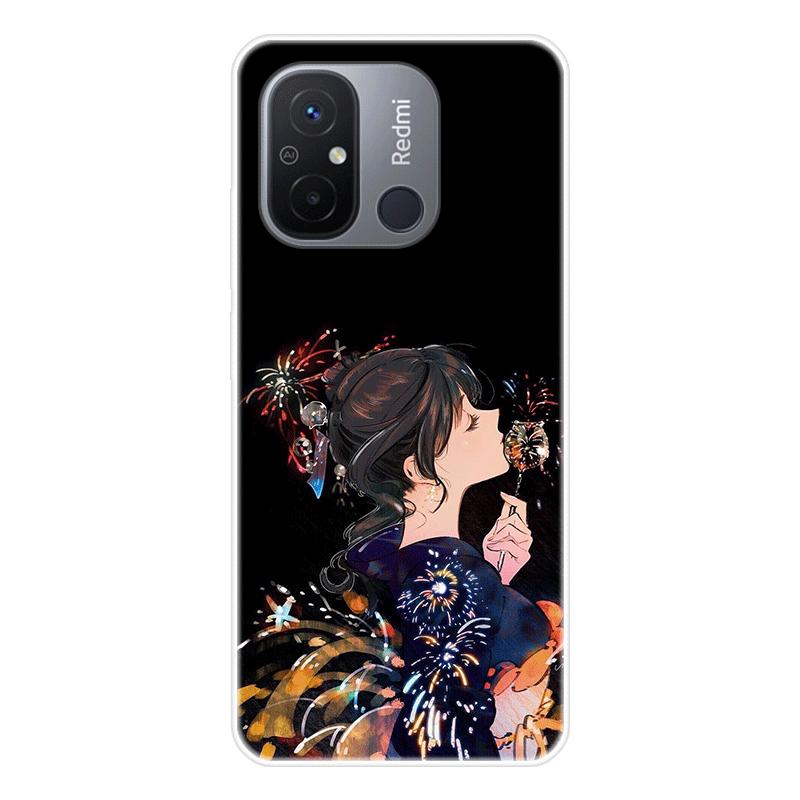 For Xiaomi Redmi 12C 12 C Redmi12C Case Soft Silicone Back Cover Cartoon Phone Case Diversification