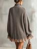 AA Women's Casual Lace Trim Knit Pullover - Autumn/Winter