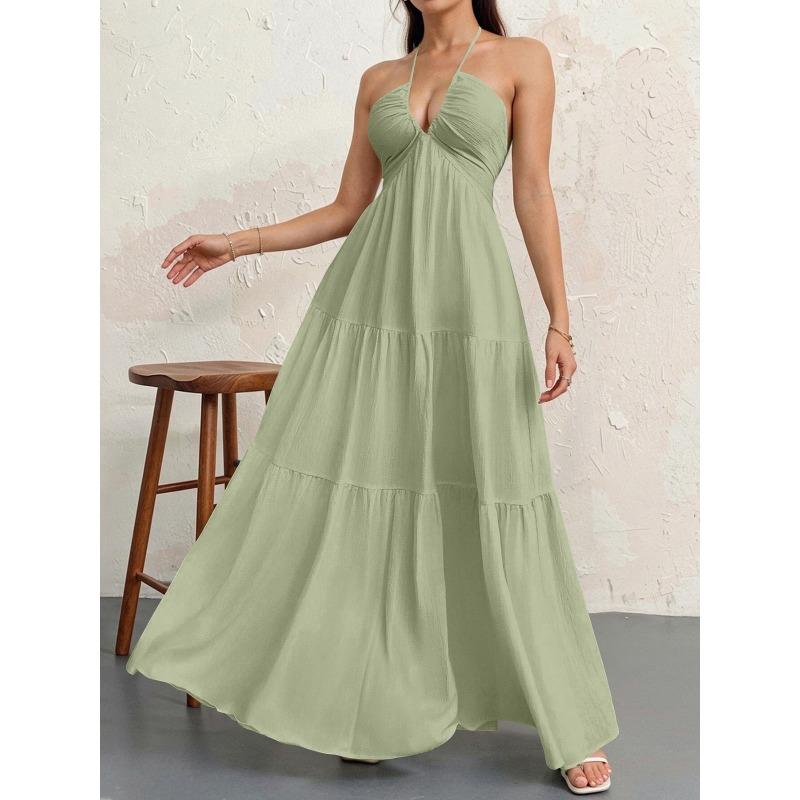 Eaby summer new hot-selling women's neck dress