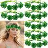StPatricks Day Headband Fabric Flower Hair Hoop Music Festival Women Headwear